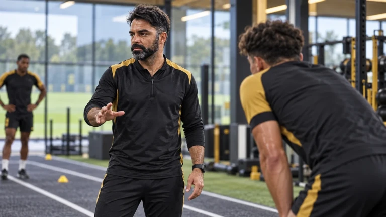 Sergio Teixeira theo dõi bài chạy cường độ của Wolverhampton trên sân tập