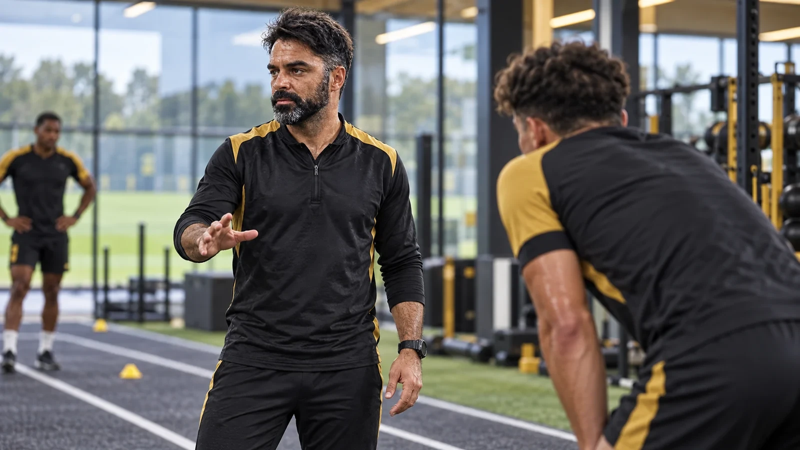 Sergio Teixeira theo dõi bài chạy cường độ của Wolverhampton trên sân tập
