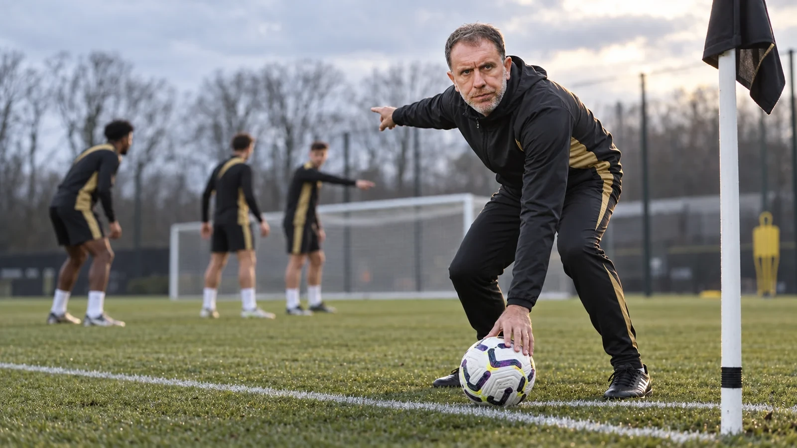 Leandro Morais chỉ dẫn bài phối hợp phạt góc của Wolverhampton